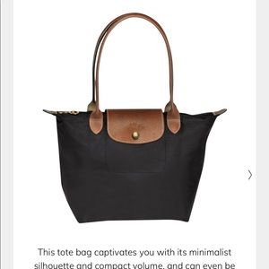 Classic black Longchamp medium purse for sale!